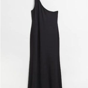 Black H&M One Shoulder Dress